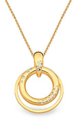 Viventy Silver CZ Large Pendant