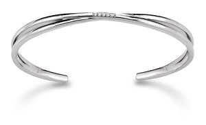 Viventy Silver CZ Bangle