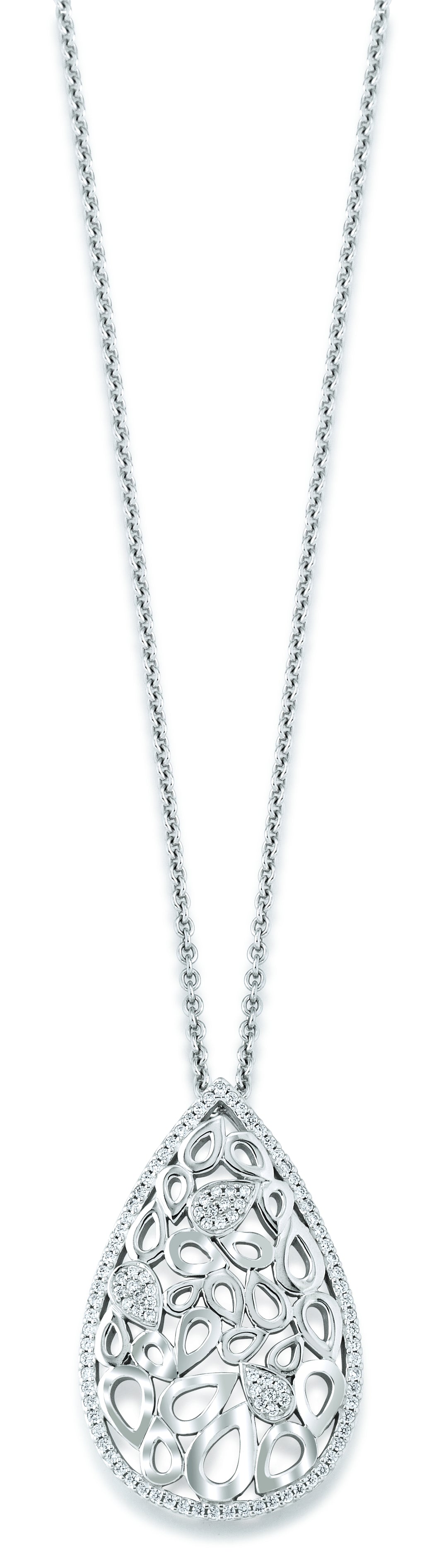 Viventy Silver CZ Large Pendant