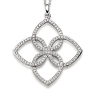 Viventy Silver CZ Large Pendant