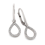 Silver Viventy CZ Drop Earrings