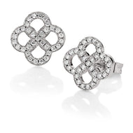 Silver Viventy CZ Earrings