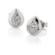 Silver Viventy CZ Earrings