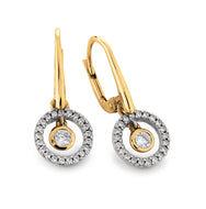 Silver Viventy CZ Drop Earrings