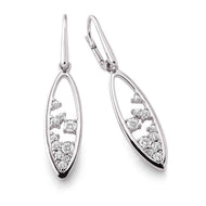 Silver Viventy CZ Drop Earrings