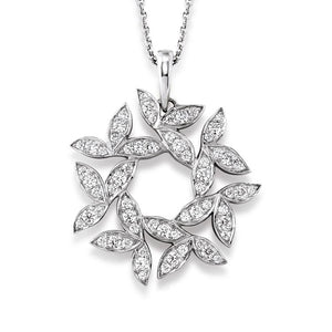 Viventy Silver CZ Large Pendant