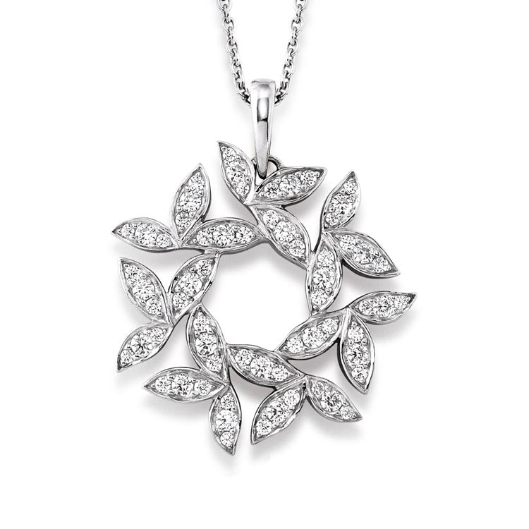 Viventy Silver CZ Large Pendant