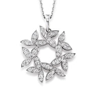 Viventy Silver CZ Large Pendant