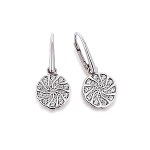 Silver Viventy CZ Drop Earrings