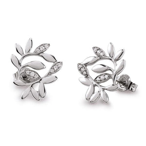 Silver Viventy CZ Earrings