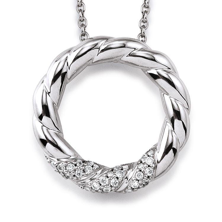 Viventy Silver CZ Pendant