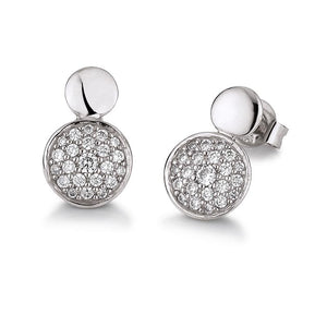 Silver Viventy CZ Earrings
