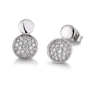 Silver Viventy CZ Earrings