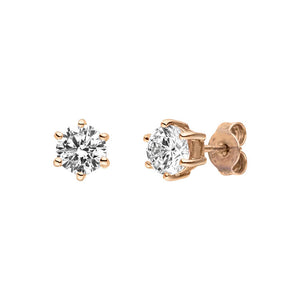 Silver Viventy CZ Stud Earrings