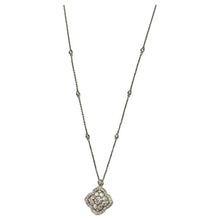 Load image into Gallery viewer, 18 Carat White Gold Edwardian Style Diamond Pendant and Chain
