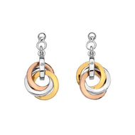 Silver Hot Diamonds Calm Earrings