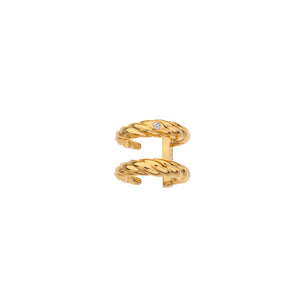 Entwine  Double Ear Cuff | Hot Diamonds | Jac Jossa
