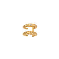 Entwine  Double Ear Cuff | Hot Diamonds | Jac Jossa