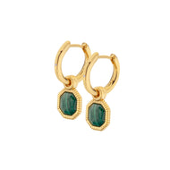 Revive Malachite Earrings |  Hot Diamonds | Jac Jossa