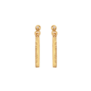 Hope Bar Drop Earrings |  Hot Diamonds | Jac Jossa