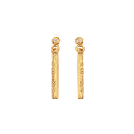 Hope Bar Drop Earrings |  Hot Diamonds | Jac Jossa