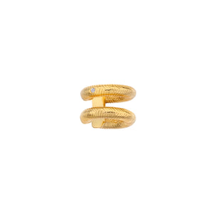 Spirit Double Ear Cuff |  Hot Diamonds | Jac Jossa