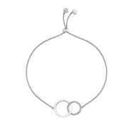 Silver Hot Diamonds Circle Bracelet