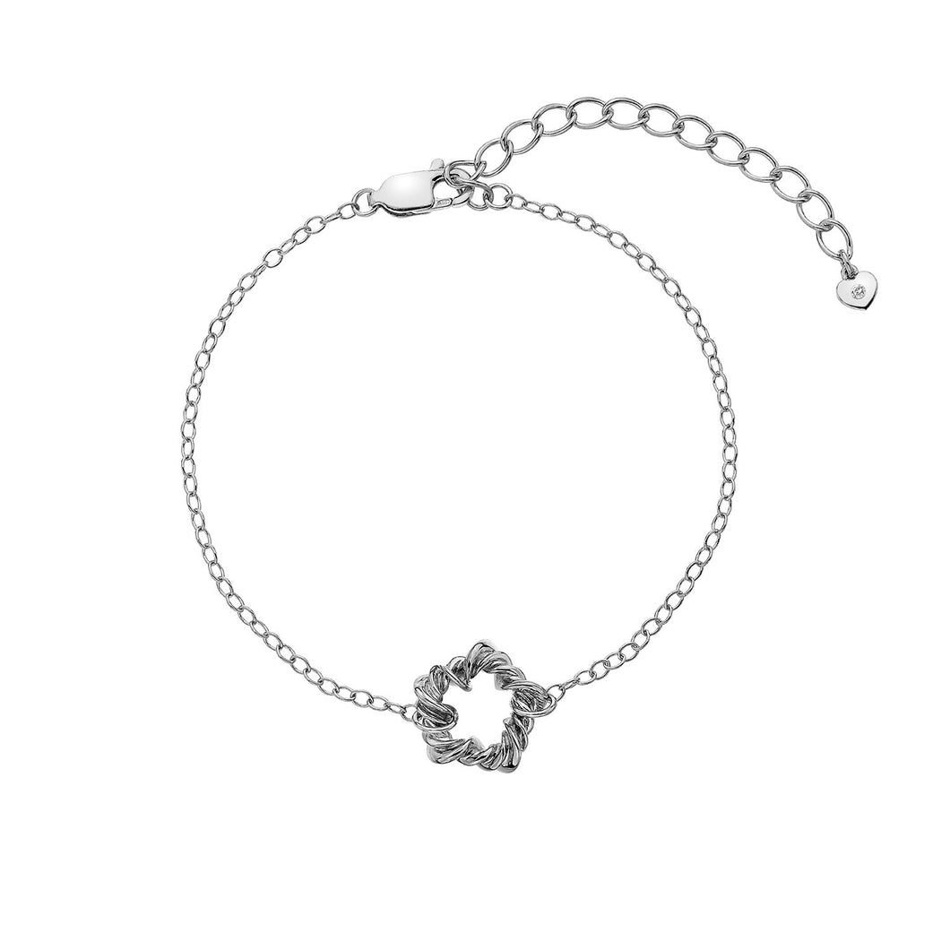 Silver Hot Diamonds Vine Bracelet