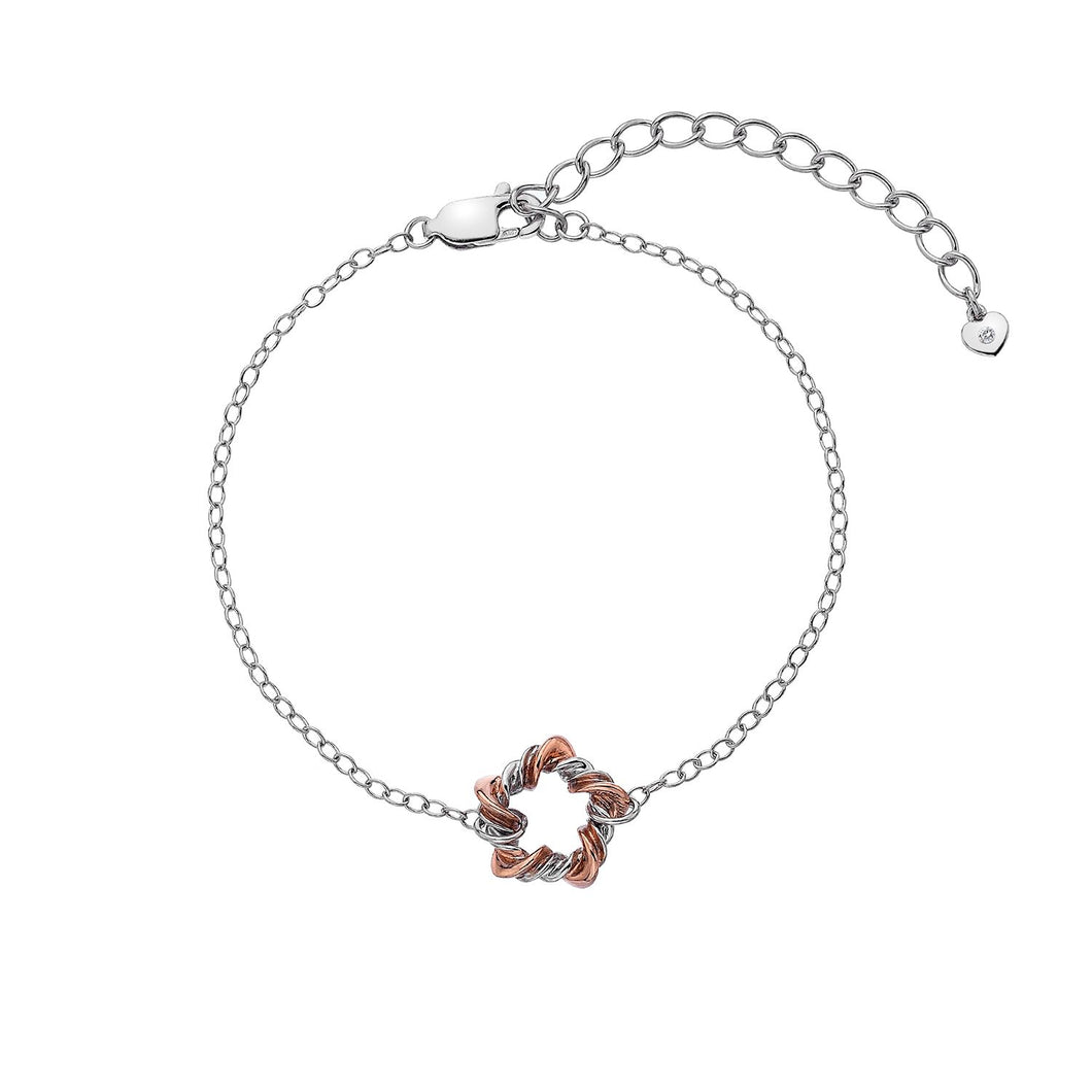 Silver Hot Diamonds Vine Bracelet