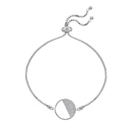 Silver Hot Diamonds Circle Bracelet