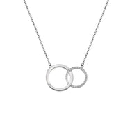 Silver Hot Diamonds Circle Pendant
