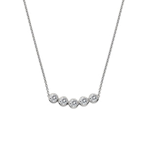 Silver Hot Diamonds Necklace