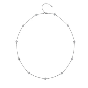 Silver Hot Diamonds Necklace
