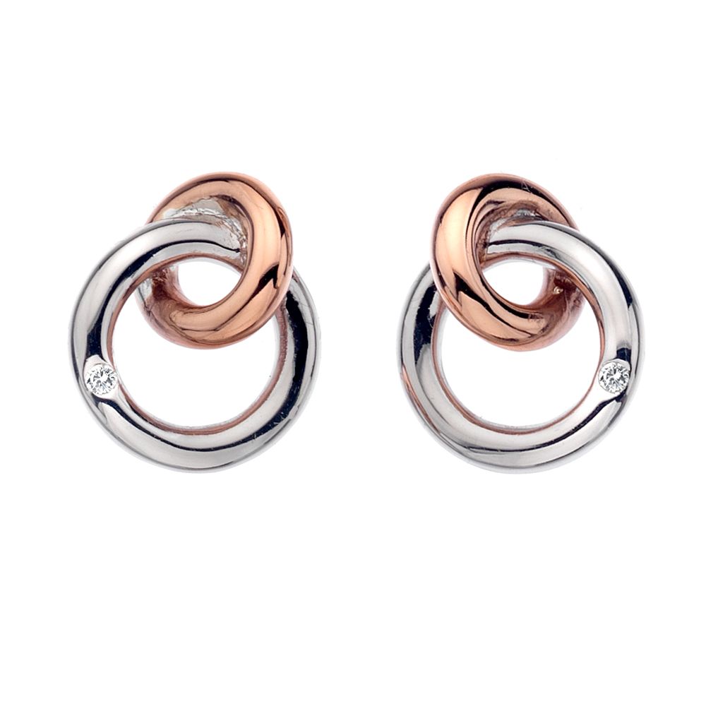 Silver Hot Diamonds Earrings