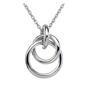 Silver Hot Diamonds Pendant