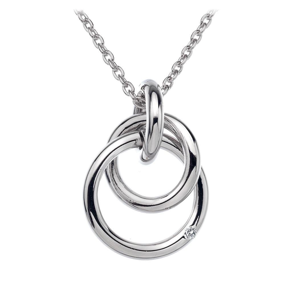 Silver Hot Diamonds Pendant