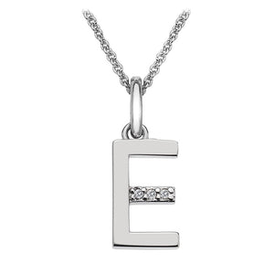 Sterling Silver Initial Pendant (A-Z Available)