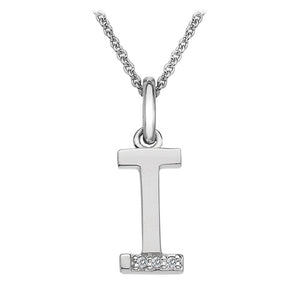 Sterling Silver Initial Pendant (A-Z Available)