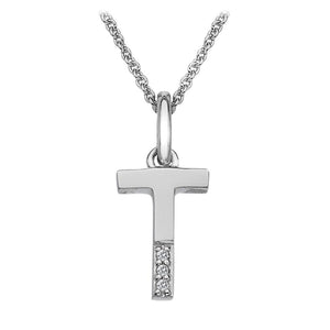 Sterling Silver Initial Pendant (A-Z Available)