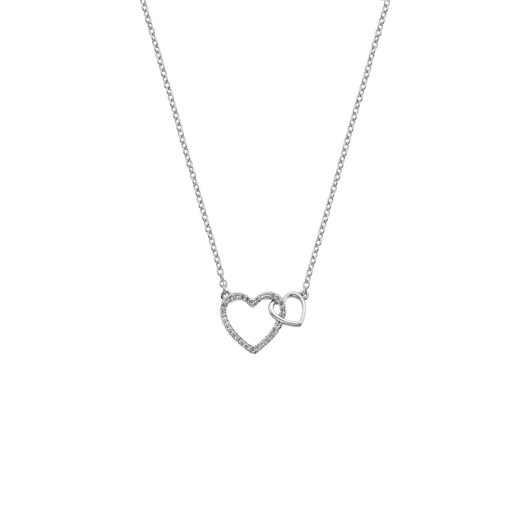 Silver Hot Diamonds Heart Pendant