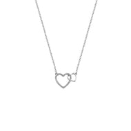 Silver Hot Diamonds Heart Pendant