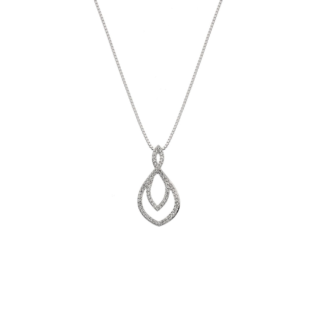 Silver Hot Diamonds Harmony Pendant