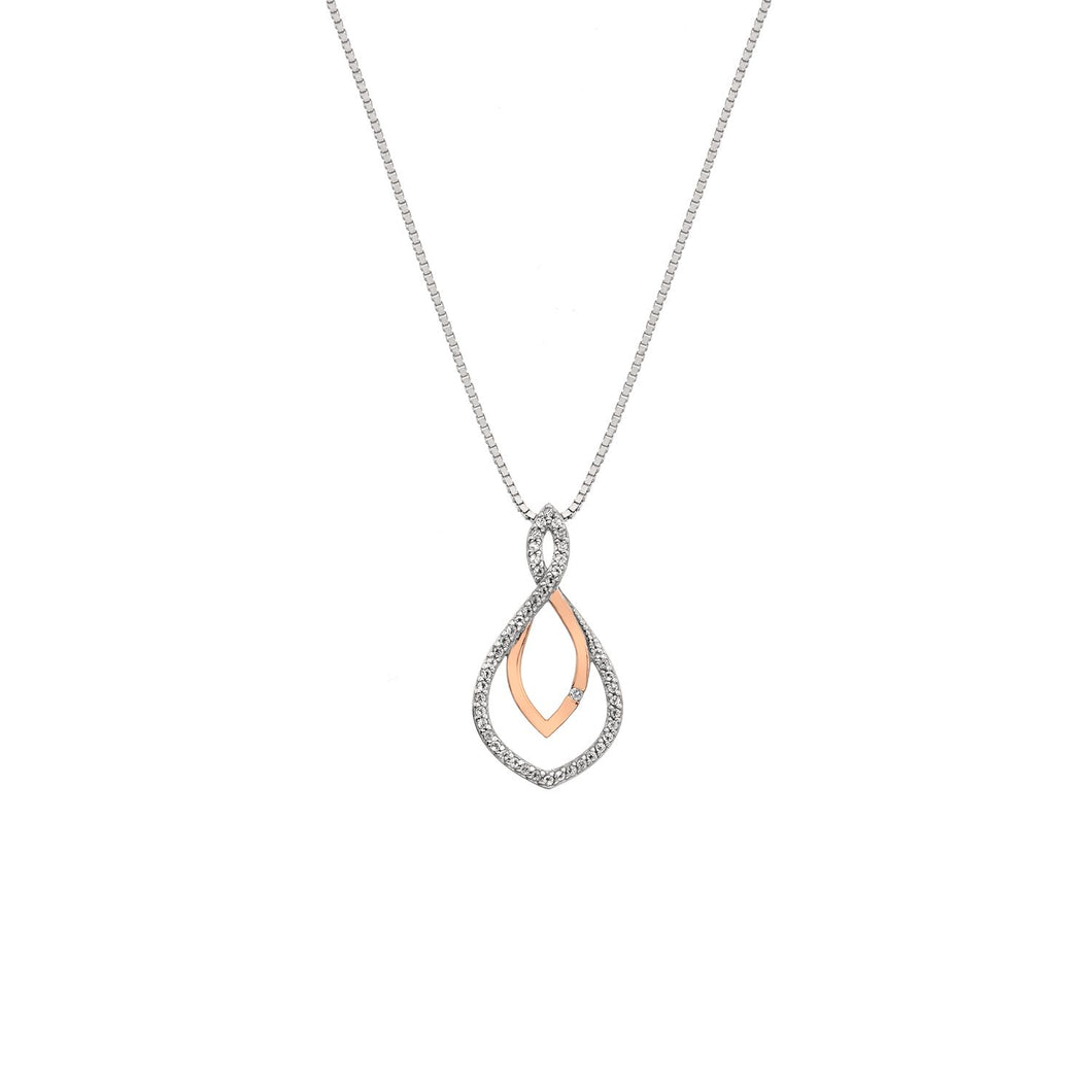 Silver Hot Diamonds Harmony Pendant