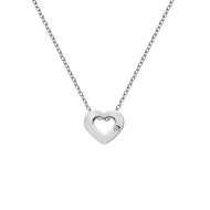 Silver Hot Diamonds Heart Pendant