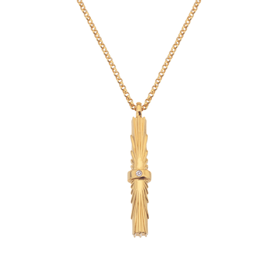 Hope Bar Pendant Vertical  |  Hot Diamonds | Jac Jossa