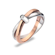 Silver Hot Diamonds Ring