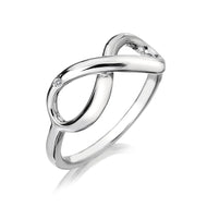 Silver Hot Diamonds Ring