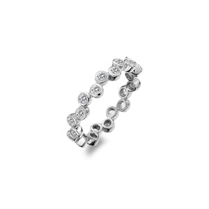 Silver Hot Diamonds Ring