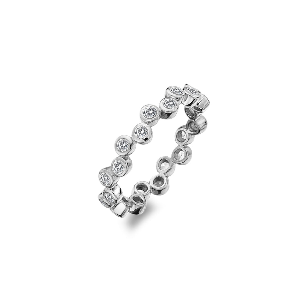 Silver Hot Diamonds Ring