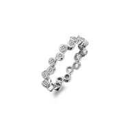 Silver Hot Diamonds Ring